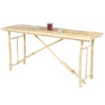 Whobrey Bamboo Fliptop Outdoor Buffet & Console Table