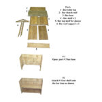 Whobrey Porter 3 Piece Bar Set with Palapa Roof - Image 2
