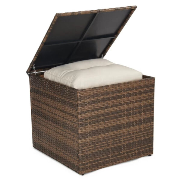 Wicker/Rattan 7 - Person Seating Group with Cushions - Image 2