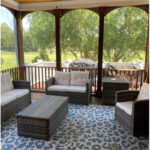 Wicker/Rattan 7 - Person Seating Group with Cushions - Image 4