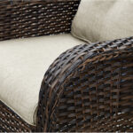 Wicker rattan outdoor chairs (Set of 2) - Image 2