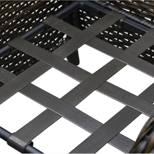 Wicker rattan outdoor chairs (Set of 2) - Image 4