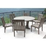 Windell Mahogany Outdoor Dining Table - Image 3