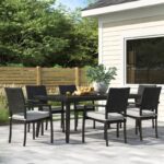 Winnie Rectangular 6 - Person Outdoor Dining Set