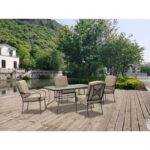Wortley Rectangular 4 - Person Outdoor Dining Set