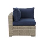 Wragby Polyethylene (PE) Wicker 6 - Person Seating Group with Cushions - Image 4