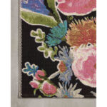Yakini Black/Pink/Green Indoor/Outdoor Rug - Image 5