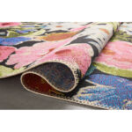 Yakini Black/Pink/Green Indoor/Outdoor Rug - Image 6