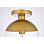 Yearby Glass Semi Flush Mount - Image 3