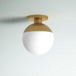 Yearby Glass Semi Flush Mount - Image 5