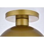 Yearby Glass Semi Flush Mount - Image 7