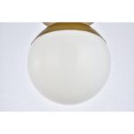 Yearby Glass Semi Flush Mount - Image 8