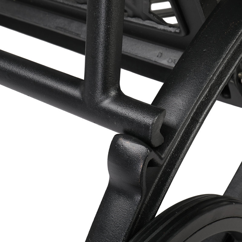 Black Outdoor Metal Chaise Lounge - Image 2