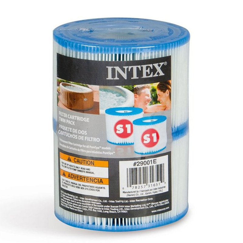 Intex Purespa Deluxe 6 Person Hot Tub with 6 Type S1 Filter Cartridges (Set of 2) - Image 4