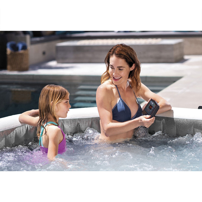 Intex Purespa Deluxe 6 Person Hot Tub with 6 Type S1 Filter Cartridges (Set of 2) - Image 8