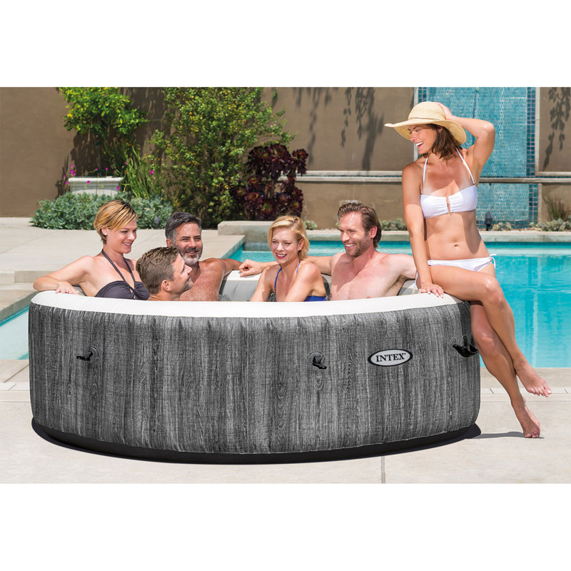 Intex Purespa Deluxe 6 Person Hot Tub with 6 Type S1 Filter Cartridges (Set of 2) - Image 7