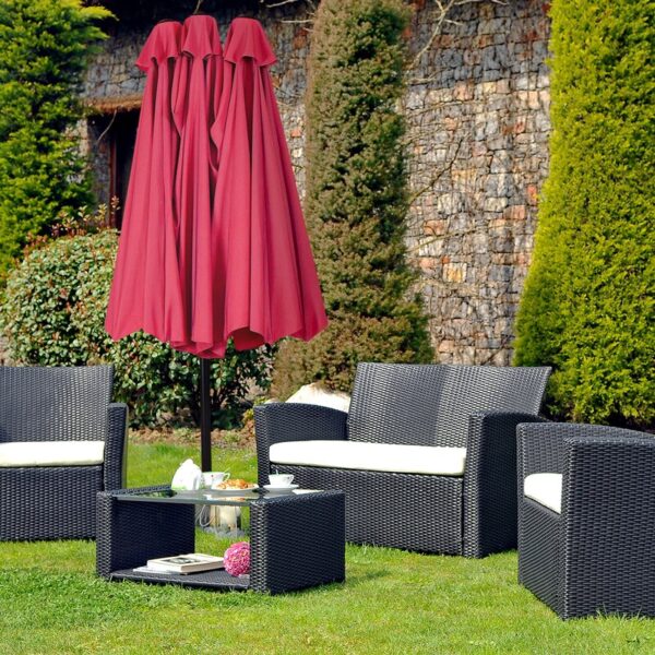 Sermin 180'' Rectangular Market Umbrella - Image 2