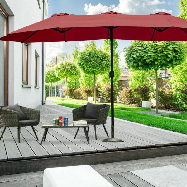 Sermin 180'' Rectangular Market Umbrella - Image 5