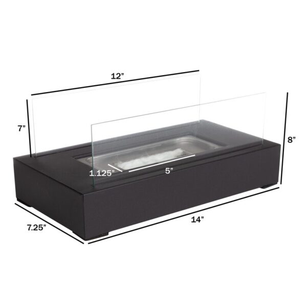 Set Of 2 Bio Ethanol Ventless Tabletop Fireplaces - Image 5