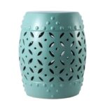 Shamon 13.18'' Tall Ceramic Garden Stool - Image 7