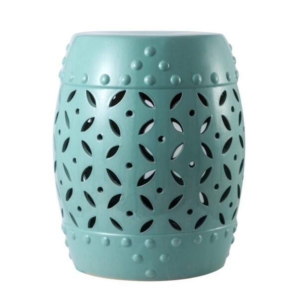 Shamon 13.18'' Tall Ceramic Garden Stool - Image 7