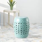 Shamon 13.18'' Tall Ceramic Garden Stool - Image 3