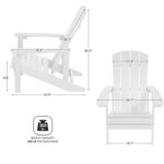 Shandel Plastic Adirondack Chair - Image 8