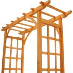 Sharleen Outdoor Garden Wood Arbor - Image 7