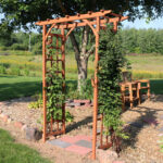 Sharleen Outdoor Garden Wood Arbor