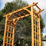 Sharleen Outdoor Garden Wood Arbor - Image 5