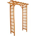 Sharleen Outdoor Garden Wood Arbor - Image 4
