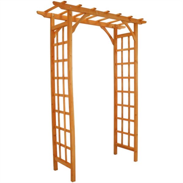 Sharleen Outdoor Garden Wood Arbor - Image 4