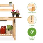 Sharpe Garden Fir Potting Bench - Image 3