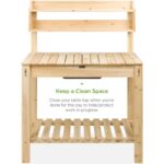 Sharpe Garden Fir Potting Bench - Image 5