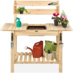 Sharpe Garden Fir Potting Bench