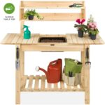 Sharpe Garden Fir Potting Bench - Image 6