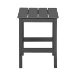 Shavon Outdoor HDPE Side Table - Image 2