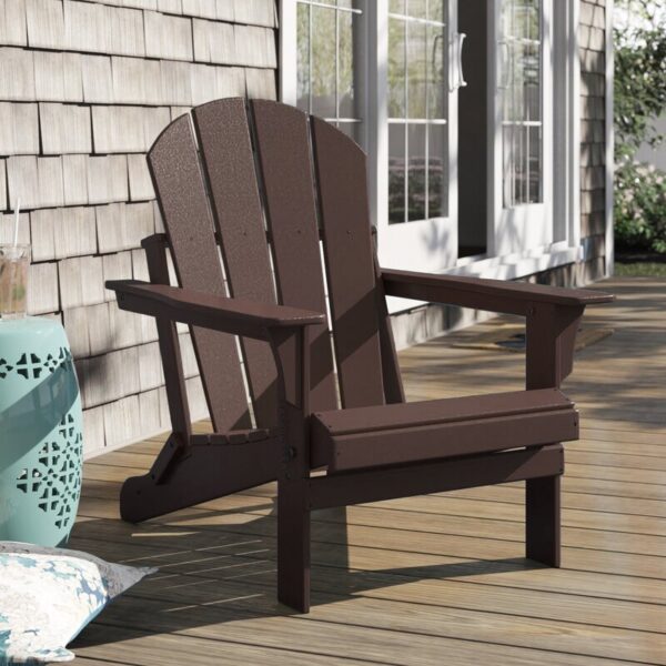 Shawnna HDPE Folding Adirondack Chair - Image 9
