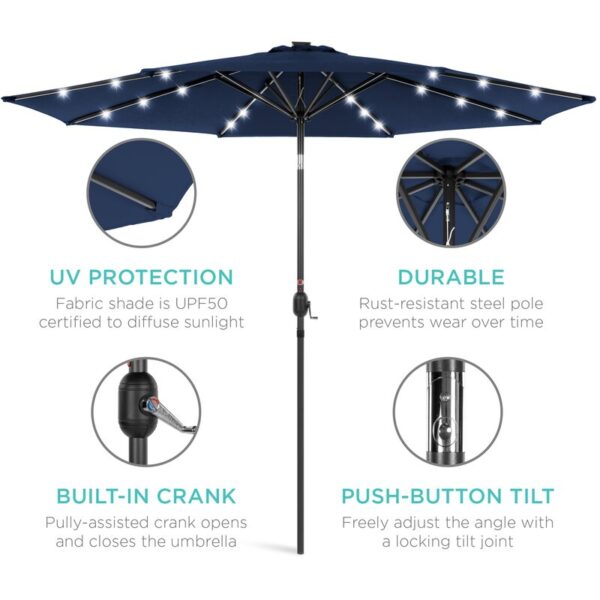 Shearer 120'' Lighted Market Umbrella - Image 4