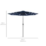 Shearer 120'' Lighted Market Umbrella - Image 8