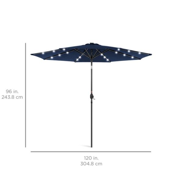 Shearer 120'' Lighted Market Umbrella - Image 8