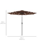 Shearer 120'' Lighted Market Umbrella - Image 13