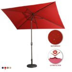 Sheelah 120'' x 78'' Rectangular Market Umbrella - Image 5