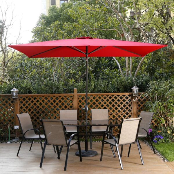 Sheelah 120'' x 78'' Rectangular Market Umbrella - Image 6