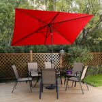Sheelah 120'' x 78'' Rectangular Market Umbrella - Image 2