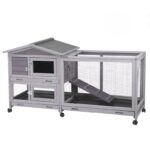 Shelbie Weather Resistant Rabbit Hutch with Ramp - Image 3