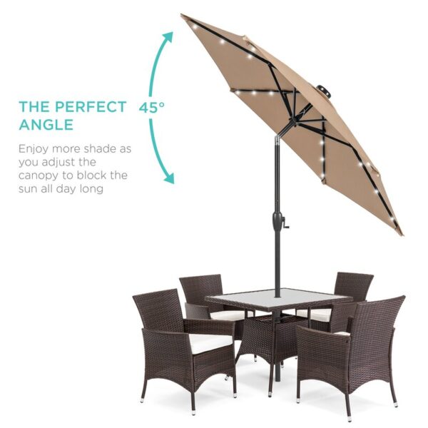 Sheldon 90'' Lighted Market Umbrella - Image 4
