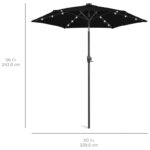 Sheldon 90'' Lighted Market Umbrella - Image 8