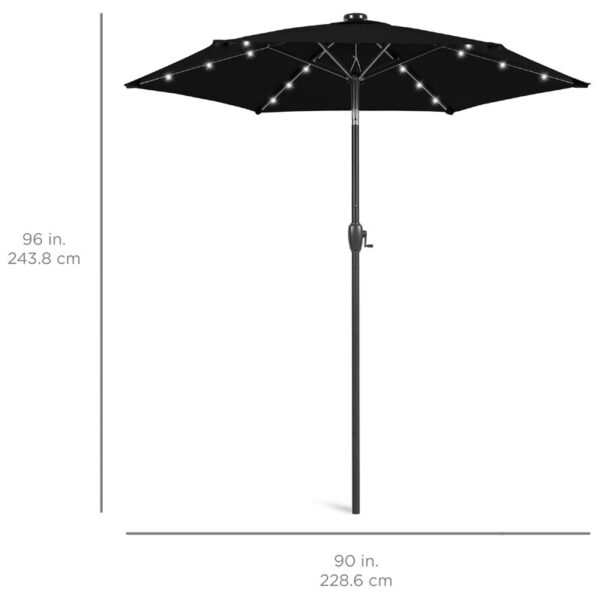 Sheldon 90'' Lighted Market Umbrella - Image 8