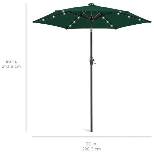 Sheldon 90'' Lighted Market Umbrella - Image 11